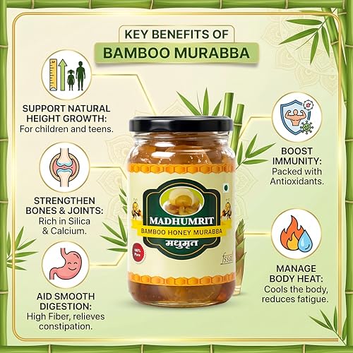 MADHUMRIT Bamboo Murabba Miel de Bosque Natural 500 g miniatura 3
