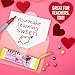 M&M'S Valentine's MINIS Milk Chocolate Candy, Valentine Chocolate Candy Gifts Bulk, 1.08 Ounce Tube (Pack of 24)