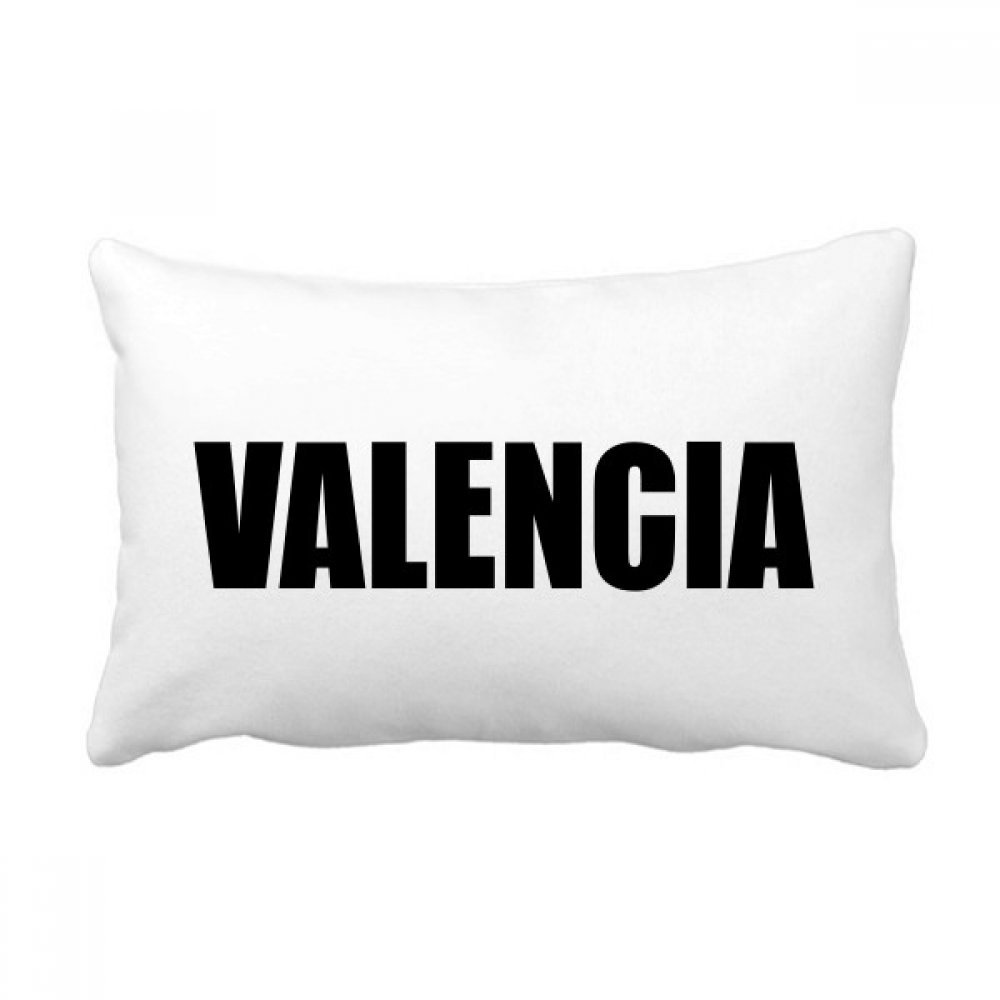 Coussin lombaire Valencia Espagne multicolor 16x24 pouces pour canapé