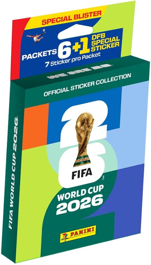 Ecoblister 10 sobres para album FIFA World Cup 2026 Panini : Editorial Panini: Amazon.com.mx: Juguetes y Juegos