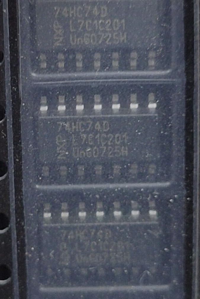 (5 PCS) 74HC74D NXP IC FF D-TYPE DUAL 1BIT 14SOIC