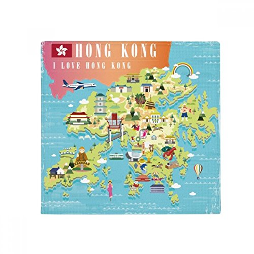 Tapis de sol Hong Kong en polyester filé haut de gamme multicolore - 2