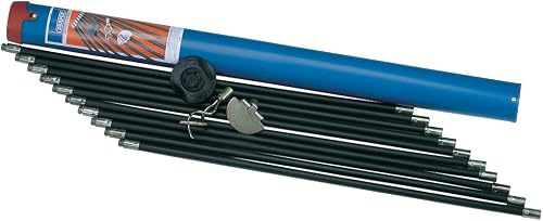 Draper 53856 polypropylene drain rod set in storage case