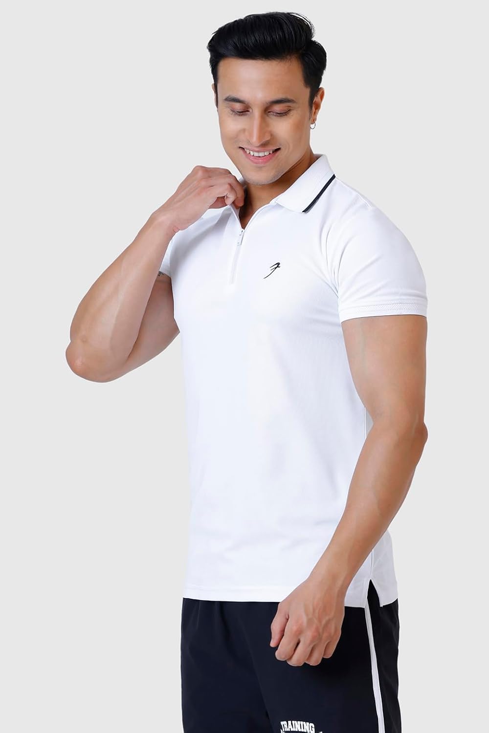 Buy Now Fuaark Men Stride Slim Fit Polo Tshirt In Premium Pique Fabr...