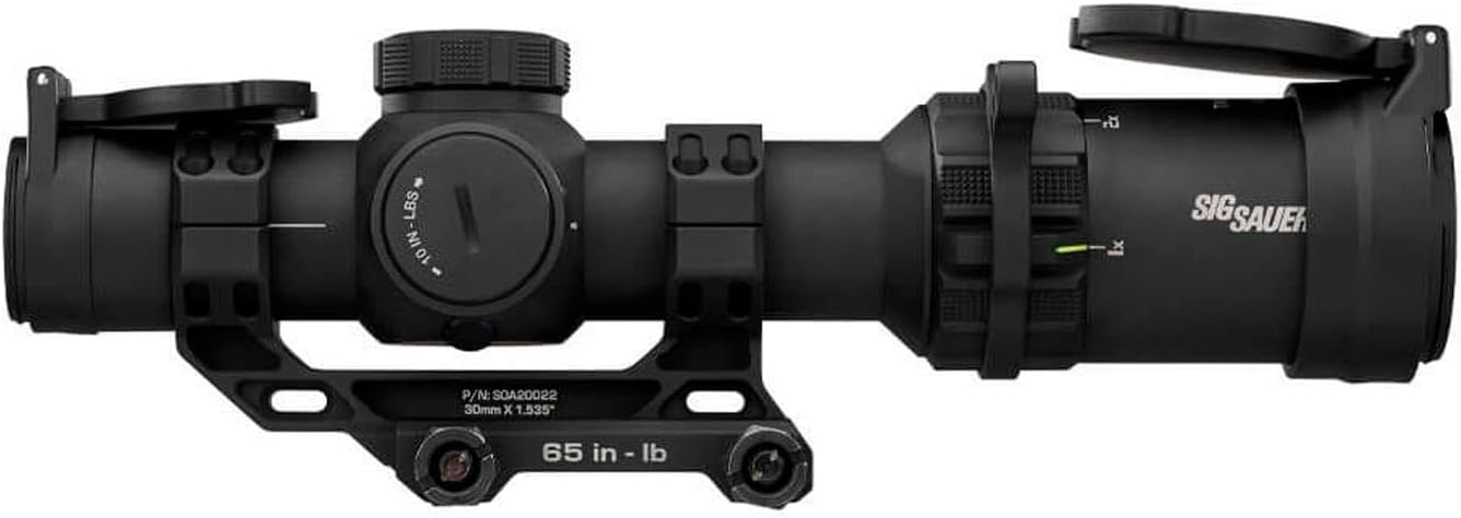 Sig Sauer Tango-MSR Compact LPVO illumination and adjustment turrets