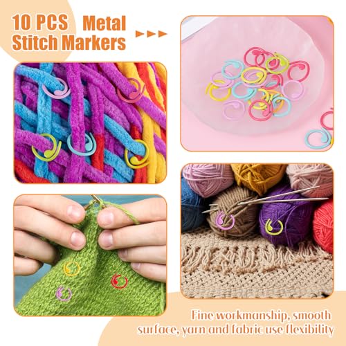 Image of HUISUYTON 4PCS Adjustable Crochet Tension Ring for Finger, Dragon Crochet Yarn Tension Rings for Crocheting, Crochet Rings for DIY Crocheting and Sewing Crafts