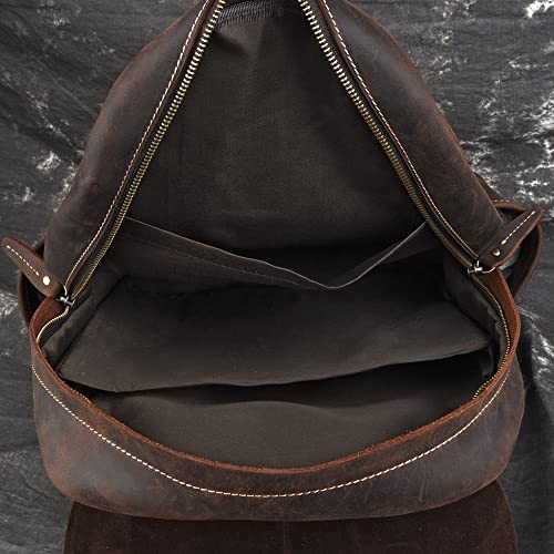1pcs Backpack Retro Men's Bag Men's Backpack Large-capacity Travel Bag Trendy Youth(D)2