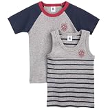 Petit Bateau 2er-Set Unterhemden-86 - Babymode : Jungen