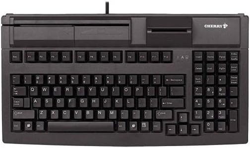CHERRY Multiboard MX V2 G80-7040 Keyboard - Programmable - MSR - Card Reader - MX Black Switch - Compact - Wired - USB