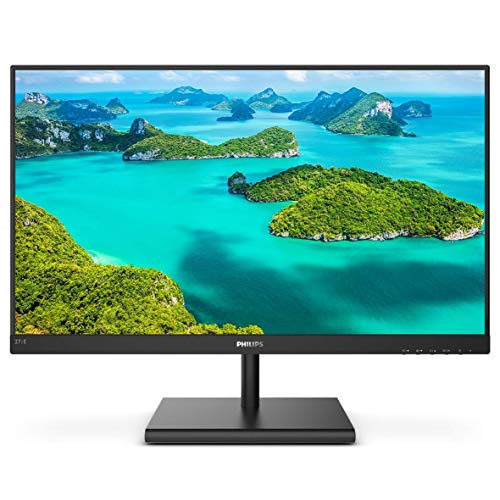 Philips 271E1S Computer Monitors frameless monitor, Full HD IPS, 124% sRGB, FreeSync 75Hz, VESA, black, 27 inch Full HD (Renewed)