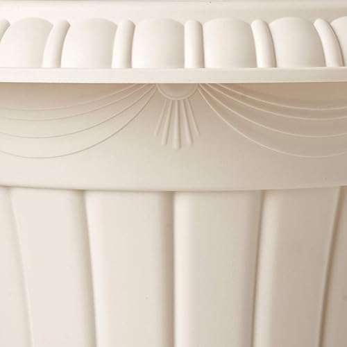 Miniatura 9 de Arcadia Garden Products PL00BG - Maceta clásica de plástico tradicional para interiores y exteriores, 16 x 18 pulgadas, color beige