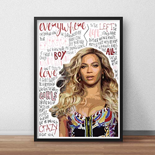 Pósteres/impresiones inspirada en Beyonce