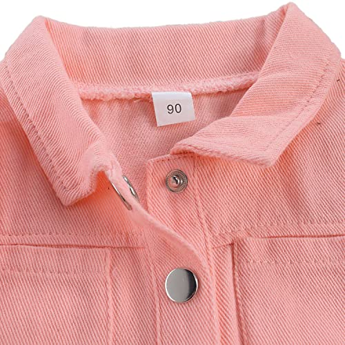 2PCS Toddler Baby Girl Jumpsuit Overalls Lapel Short Sleeve Pockets Button Down Cargo Pants + Belt Sets3