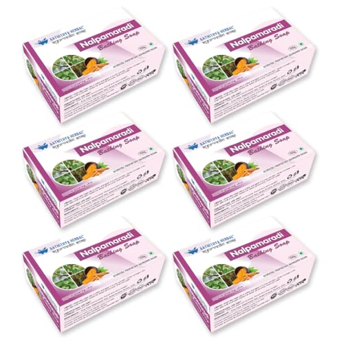 Image of Nalpamaradi Herbal Ayurvedic Bathing Soap Pack of 6