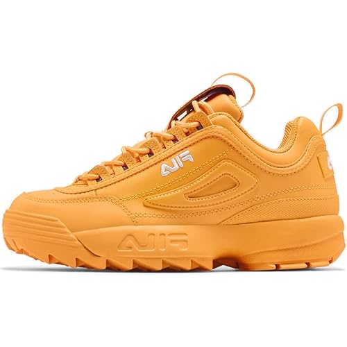 Fila Women's Disruptor II Premium Comfortable Sneakers, Pglo, 8