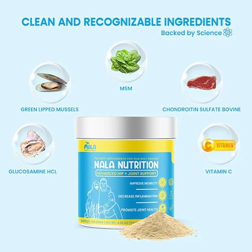 Miniatura 3 de Suplemento avanzado de cadera y articulaciones para perros  Condroitina, vitamina y glucosamina para perros  Suplemento para articulaciones de perro