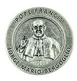 Catholic Leader Pope Francis Jorge Mario Bergoglio Pocket Token with Prayer