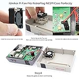 AOICRIE 4Pcs for Raspberry Pi 4 Quiet Fan, DC 5V 3.3V Brushless CPU Cooling Fan with for Raspberry Pi Heatsink for Raspberry Pi 4B / 3B+ / 3B/ Zero/Zero W or Other Robot Project - Image 7