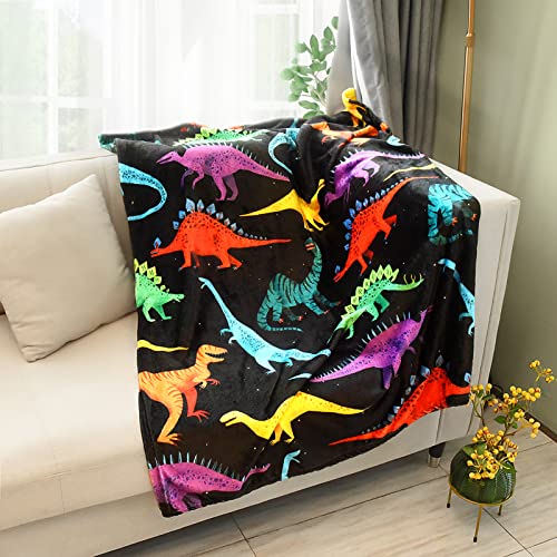 Boopbeep Kids Dinosaur Blanket For Boys Girls Decor Personalized Cute Toddler Throw Blanket Chiristmas Toys Birthday Year Old Gifts 40X50 #TOP7