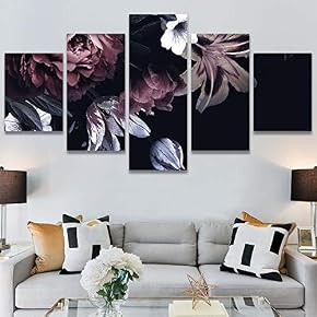 SIGNWIN 5 Panel Canvas Wall Art Modern Art...