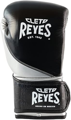 Miniatura 2 de Cleto Reyes High Precision Hook and Loop Boxing Gloves - BlackSilver Bullet
