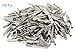 iexcell 100 Pcs 2 Inches / 51 mm Steel Alligator Clips Crocodile Clamps, Silver Tone Nickel Plated, Come in a Plastic Case