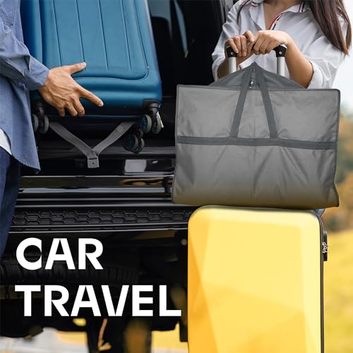 Travel Garment Bag with Zipper Pocket, Suit Bag for Suits, Dresses, Coats - Thumbnail 7