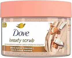 Dove Beauty Scrub Esfoliante Corporal de Coco e Açúcar Mascavo 280g