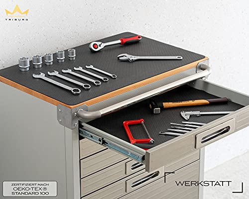 TRIBURG® Universal Anti Rutsch Schmutzmatte 120x100cm Zuschneidbar und Wasserdicht - Kofferraummatte | Antirutschmatte… – Bild 7