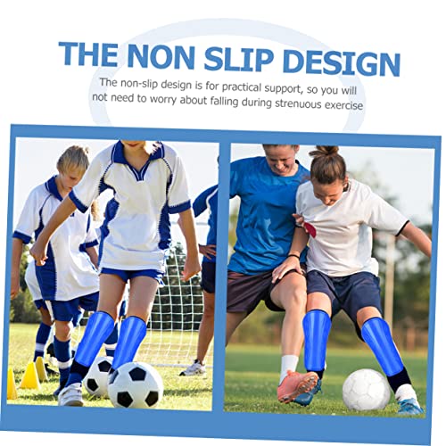 KOMBIUDA 1 Par Caneleiras De Futebol Caneleiras Resistentes Ao Desgaste Protetores De Canela Portáte