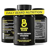The Beard Club - Biotin Beard Growth Vitamins - Support A Thicker Fuller Beard, Fill in Patches - Minerals & Multi-Vitamins Help Support and Stimulate Healthier Facial Hair Growth