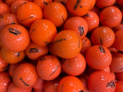 Balles de golf orange lot de 50 pour vos parcours d'automne