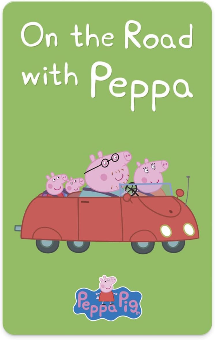 YOTO Peppa Pig: On The Road with Peppa – Kids Audio Card for Use with Player & Mini All-in-1 Audio Device, Educational Screen-Free Listening with Fun Playtime Bedtime & Travel Stories, Ages 3+