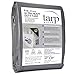 Kotap TUH-2020 Finished Size Ultra Heavy-Duty 8 oz/16-mil Poly Tarp, 20' x 20', Reversible Silver/White