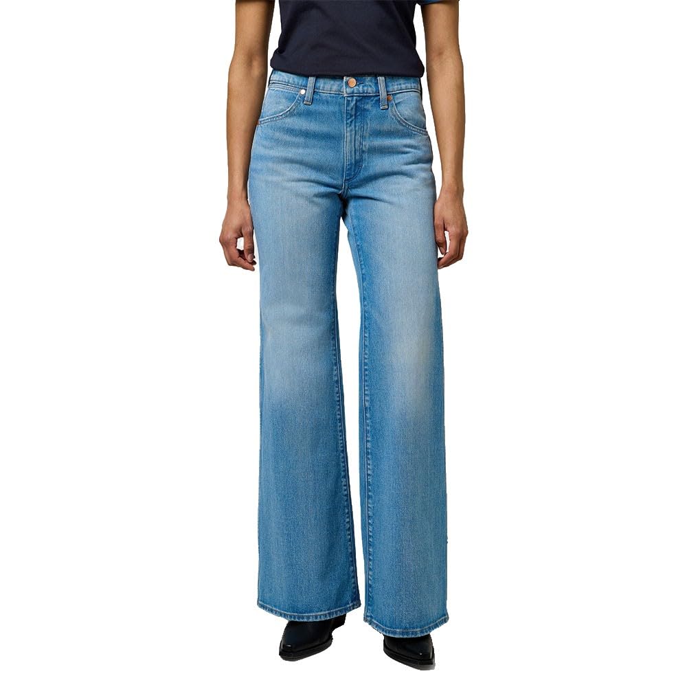 Wrangler Jeans Femme Silhouette Sculptée Confort Durable - 8