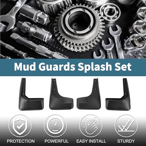 Image of Mud Flaps Splash Guards for Toyota Avanza 2005-2010 Front & Rear Mud Guards W /Mount Accessories