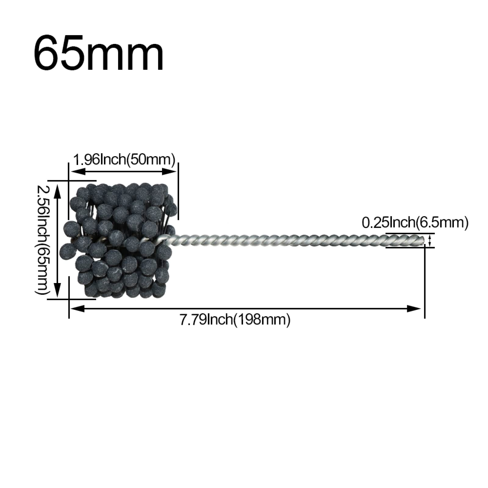 Cikonielf Tambour De Roue De Tréfilage Brosse De Polissage Abrasive