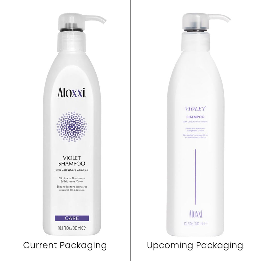 ALOXXI Violet Purple Shampoo for Blonde, Grey & Silver Hair