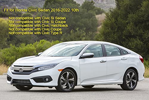 Speedlong Car Mud Flaps Splash Guards Fender Mudguard Compatible With Honda Civic Sedan 2016 2017 2018 2020 2021 2022 10Th #TOP1