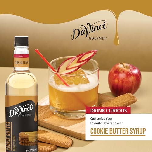 Image of DaVinci Gourmet Cookie Butter Syrup, 25.4 Fluid Ounces (Pack of 4)