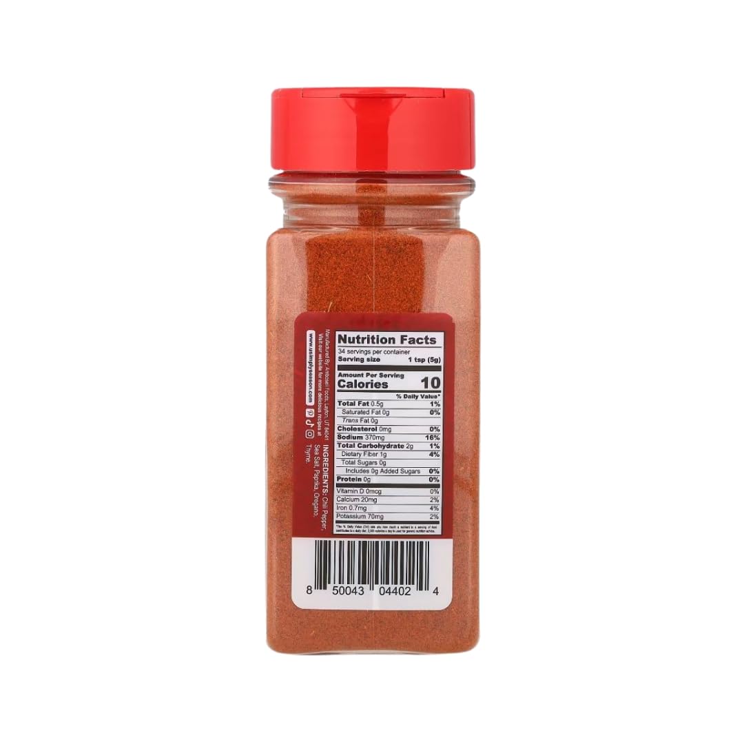 USimplySeason Mitmita Spice, 6oz - Fiery Ethiopian Blend for Meat & Lentils - All-Natural, Vegan, Non-GMO, Crafted in the USA.