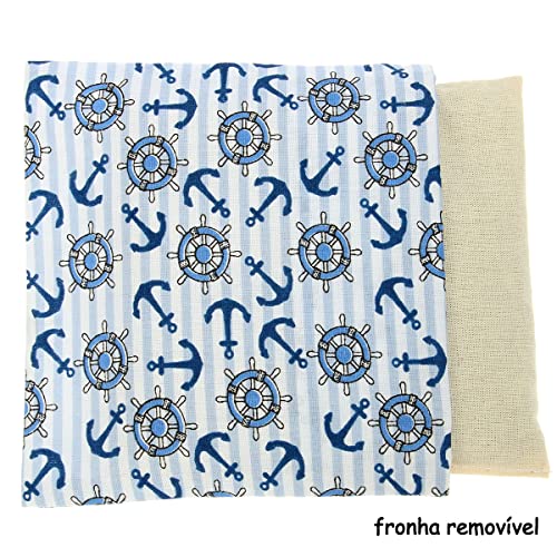 Bolsa Térmica para Bebê com Cólicas - Âncoras Azuis