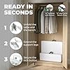 EconoHome 6 Ft White Plastic Folding Table Set with 2 Benches Heavy-Duty Picnic Table & Bench Set, Space-Saving, Indoor/Outdoor, Seats 6-8, Easy Storage & Transport