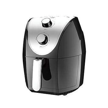 VOUVOU Air Fryer 1500W 4.8L Electric Hot Air Fryers Oven Oil Free Nonstick Cooker Knob Control Air Fryer with Double Pot