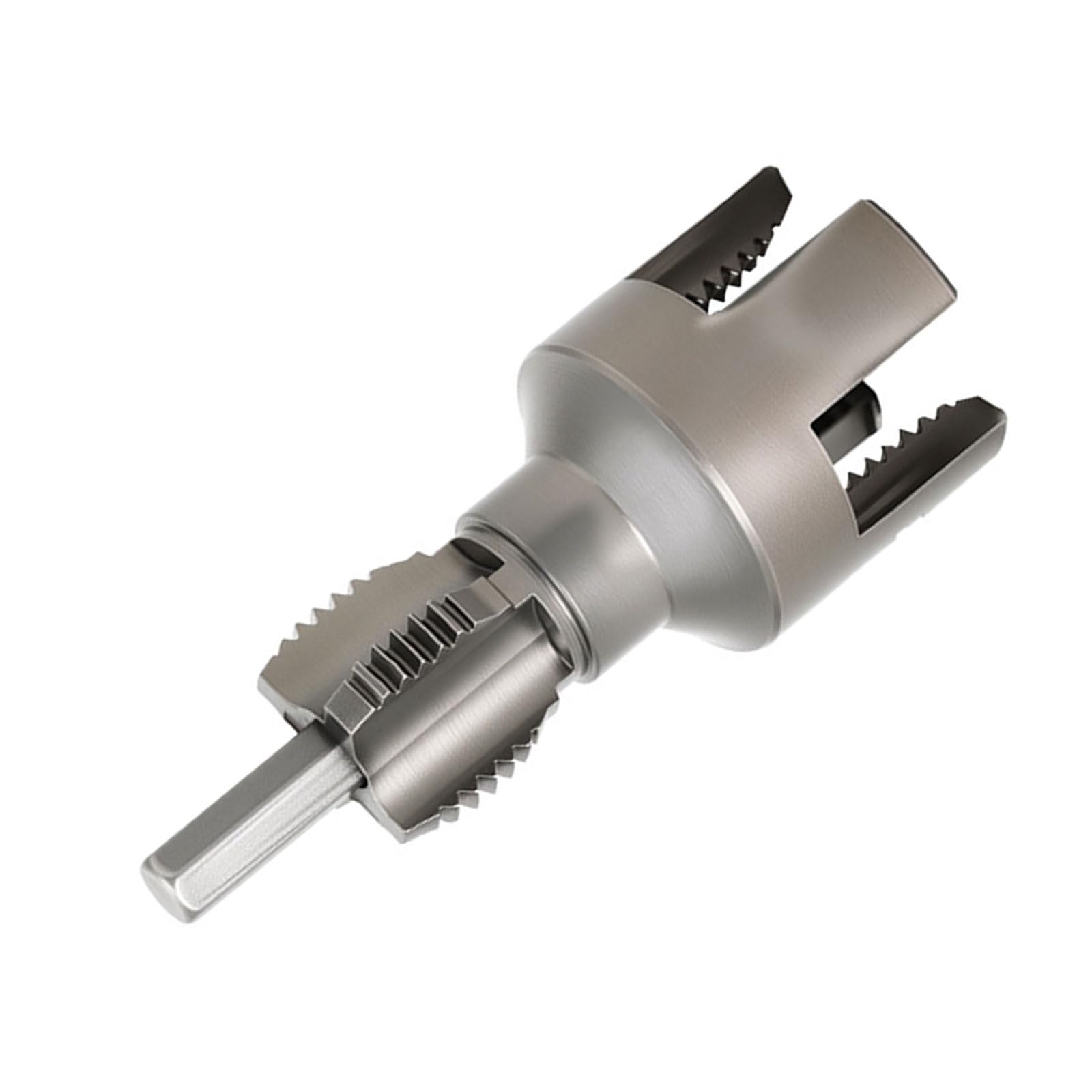 Zxfdsfdbnm Type A Engineered Heavy Duty Steel Water Pipe Threader For Standard Electric Drills 1/2" 3/4" Plumbing Projects Electric Threading Tool Water Threader Attachment Efficient Thread Maker