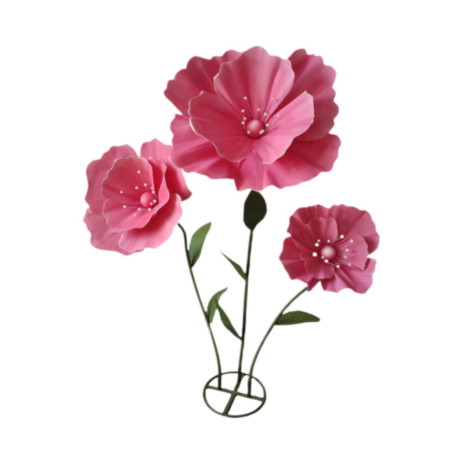ALCXAZS Elegant Home Decor Party Background Wedding Stunning Floral Arrangements Creating Beautiful Ambiance At Any Special Event Huge Shop Window Display, Rose Red, Total Height 160cm