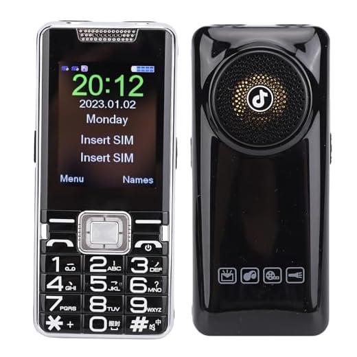 Wisoqu Unlocked Senior Cell Phone, 2G GSM Retro Big Buttons Dual SIM Mobile Phone with Loud Speaker, Flashlight, SOS Key, Voice Recorder, (US Plug)