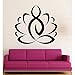 Vinilo Decorativo Vinilo Lotus Yoga Meditación Budismo 57X62Cm