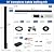 Muzata 13ft Complete Set Cable Railing System 36" Level Drilled Side Mount Post Handrail Kit Tool Accessories One-Stop Service All-in-One DIY Kit Fit 6.5ft-13ft Easy Installation