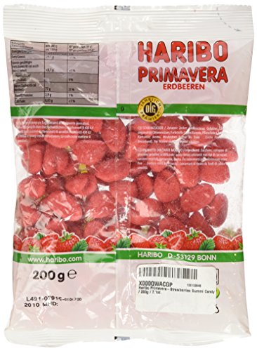 Haribo Primavera-Strawberries Gummi Candy 200 g